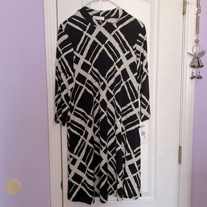 Flowing 3/4 sleeve Neiman Marcus tent dress NWT